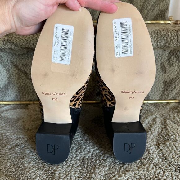 NWOB Women's Donald Pliner Cindee Leopard Cheetah Animal Print Boots Bootie Sz 8 - Picture 7 of 7